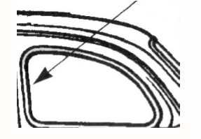 GUARNIZIONE VETRO FISSO LATERALE SINISTRO FIAT 500 N/D/F/L/R