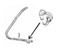 TELAIO DEFLETTORE FIAT 500D/F CON SUPPORTO