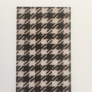 TESSUTO PEPITA PORSCHE BIANCO/NERO(