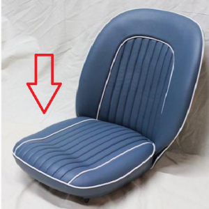 IMBOTTITURA SEDUTA TRIUMPH SPITFIRE MK.II  /MK.III 1964-70