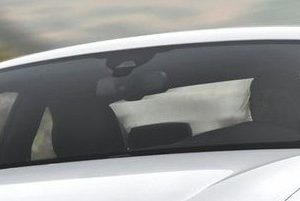 PARABREZZA AUDI A5 COUPE' VERDE CON FASCIA GRIGIA ACUSTICO SENSORE   (2012)