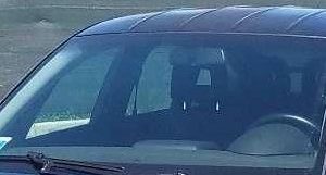 PARABREZZA AUDI A2 INCAPSULATO VERDE CON FASCIA GRIGIA