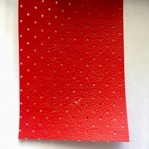 FINTAPELLE D'EPOCA ROSSA FORATA