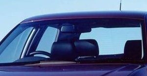 PARABREZZA AUDI A3 INCAPSULATO VERDE CON FASCIA GRIGIA  (96-03)