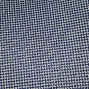 TESSUTO FIAT 500 A QUADRI BIANCO E BLU DAL 2007 IN POI