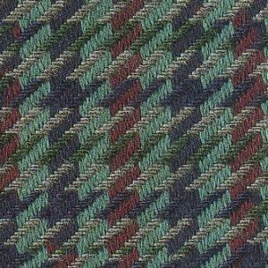 TESSUTO LANCIA DEDRA QUADRI TURCHESE