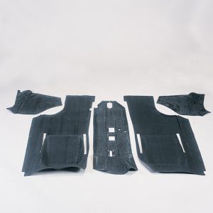 TAPPETO GOMMA NERO 500 F/R SERIE COMPRENSIVA DI 5 PEZZI