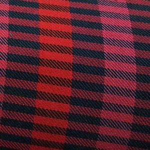 TESSUTO FIAT UNO SCOZZESE ROSSO