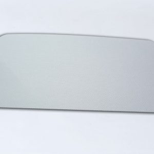 PADIGLIONE FIAT 500 IN FINTA PELLE GRIGIA A ROMBI SU FELTRO JUTA