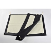 CAPOTE PANDA IS GRANA SETA PVC NERO PARTE ANTERIORE E POSTERIORE