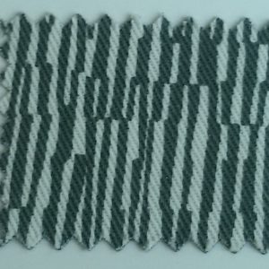 TESSUTO FIAT 500 "ANNI 60" VERDE ZEBRATO