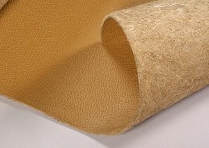 CONGLOMERATO GRANA FOCA BEIGE SU FELTRO JUTA