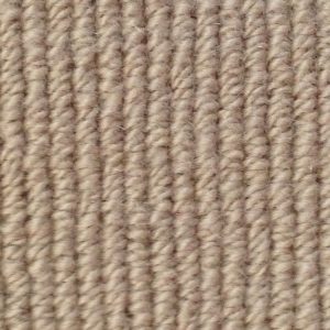 TAPPETO RECORD BOUCLE PURA LANA BEIGE SUPPORTO YUTA NATURALE CM.200