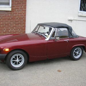 CAPOTE MG MIDGET NERA IN PVC CON LUNOTTO IN PVC