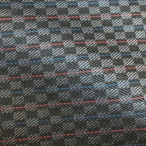 TESSUTO FIAT PUNTO IIS GT QUADRETTO NERO