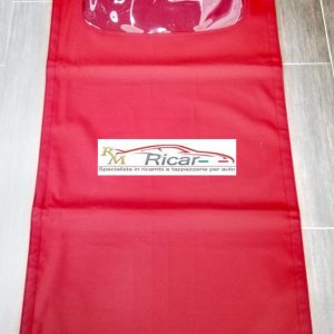 CAPOTE FIAT 500 N IN PVC BORDEAUX CON LUNOTTO IN PVC