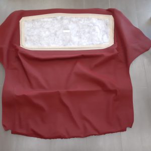 CAPOTE BMW Z3 BORDEAUX IN TESSUTO CON LUNOTTO IN PVC