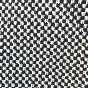 TESSUTO PIED POULE BIANCO E NERO