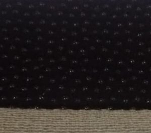 TESSUTO NERO A PALLINI PER AUTO E AUTO D'EPOCA SPORTIVE