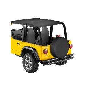 TELO COMPLETO DA TETTO JEEP WRANGLER TJ IN PVC SENZA CINTURINO CON SISTEMA DI AGGANCIO SULL'ARCO PLANTARE