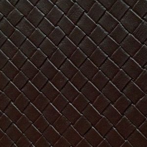 FINTA PELLE INTRECCIATA TESTA DI MORO