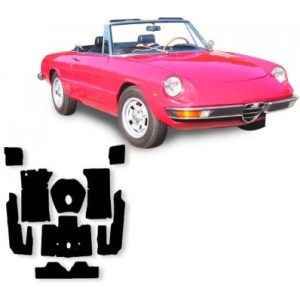 TAPPETI SU MISURA ALFA ROMEO DUETTO SECONDA SERIE CODA TRONCA (1969 - 1978)