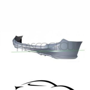 Paraurti posteriore MERCEDES ClasseC W204 Station Wagon SW, 2007-2011 look C63 AMG verniciabile, per sensori